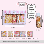 Confect Girls Baby Shower Sprinkles | Mix Heart, Teddy, Baby Feed Bottle & Baby Feet Sprinkles | Grocsy