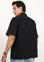 Fabmade 3 Pocket Black Shirt | Grocsy