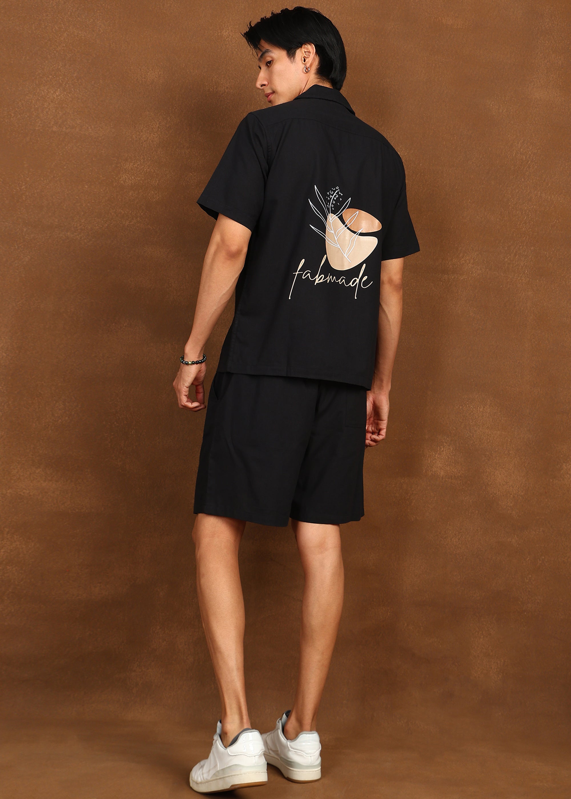 Fabmade Noir Emblem Co-Ord Set | Grocsy