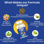 Dr Morpen Iron & Zinc + Multivitamin Men Tablets Combo | Grocsy