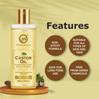 Nuerma Science Castor Oil For Hair & Body | Grocsy