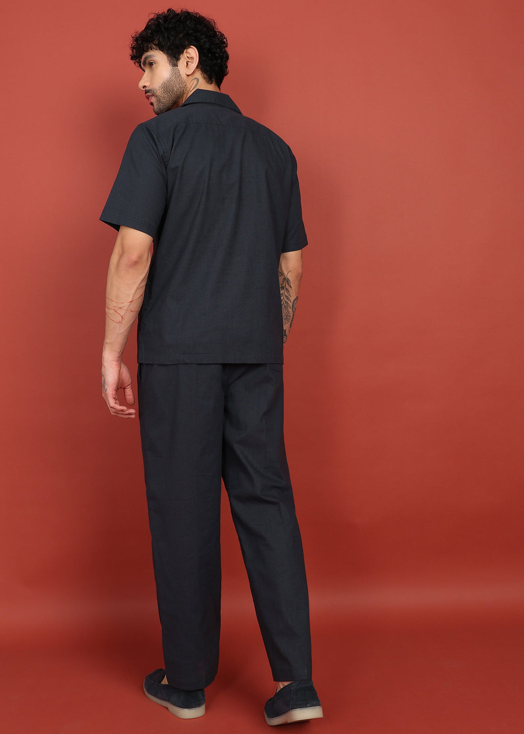 Fabmade Midnight Ease Shirt & Trouser Co-Ord Set | Grocsy