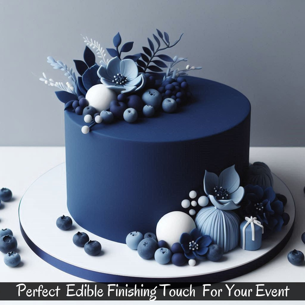 Confect Nightsky Navy Fondant | Edible Sugarpaste | Grocsy