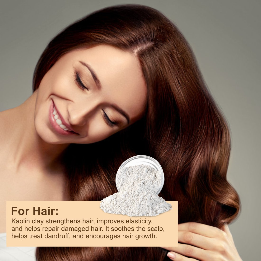 Nuerma Science Kaolin Clay Pure & Natural Powder For Face & Hair Care | Grocsy
