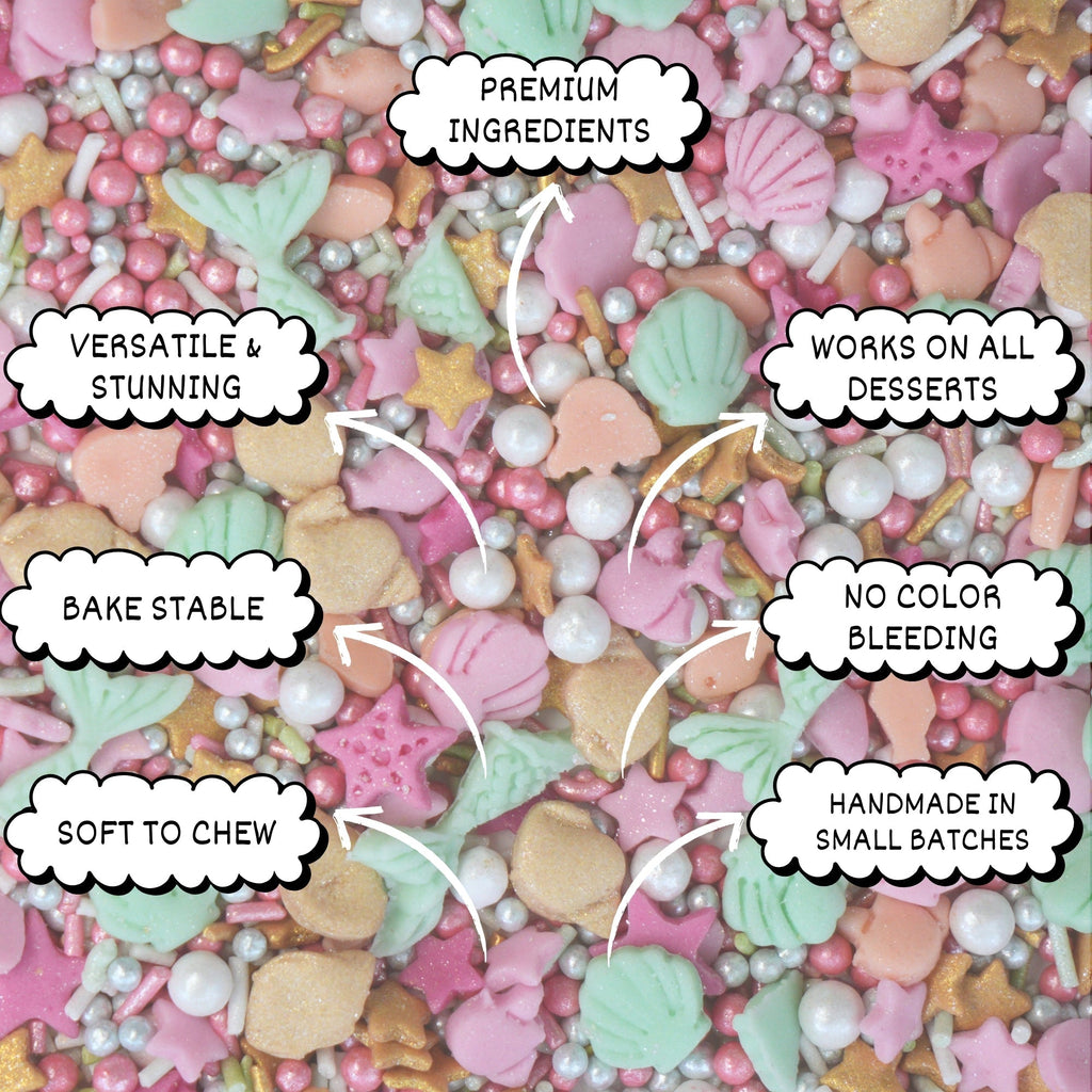 Confect Under the Sea Sprinkles for Decoration 03 | Grocsy