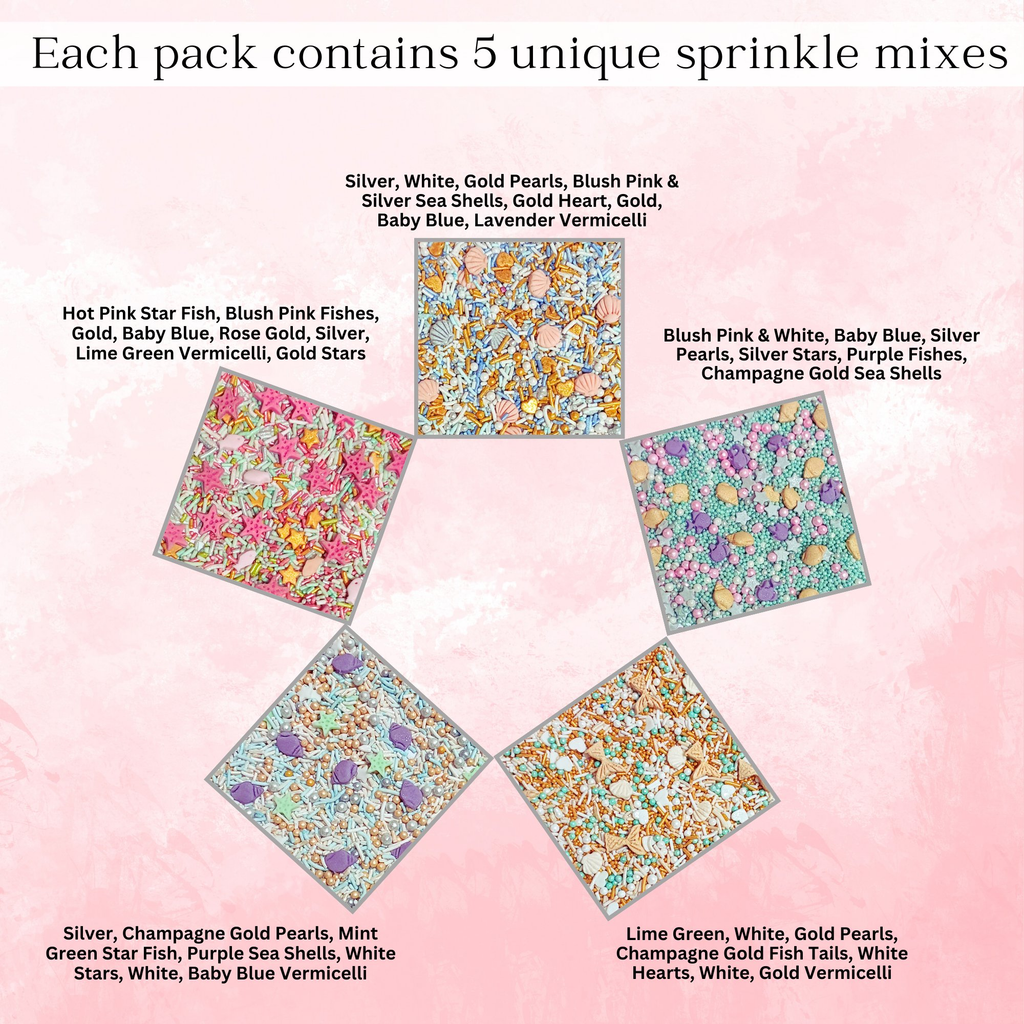 Confect Under the Sea Sprinkles for Decorations 01 | Grocsy