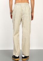 Fabmade Sandline Stripe Linen Trousers | Grocsy