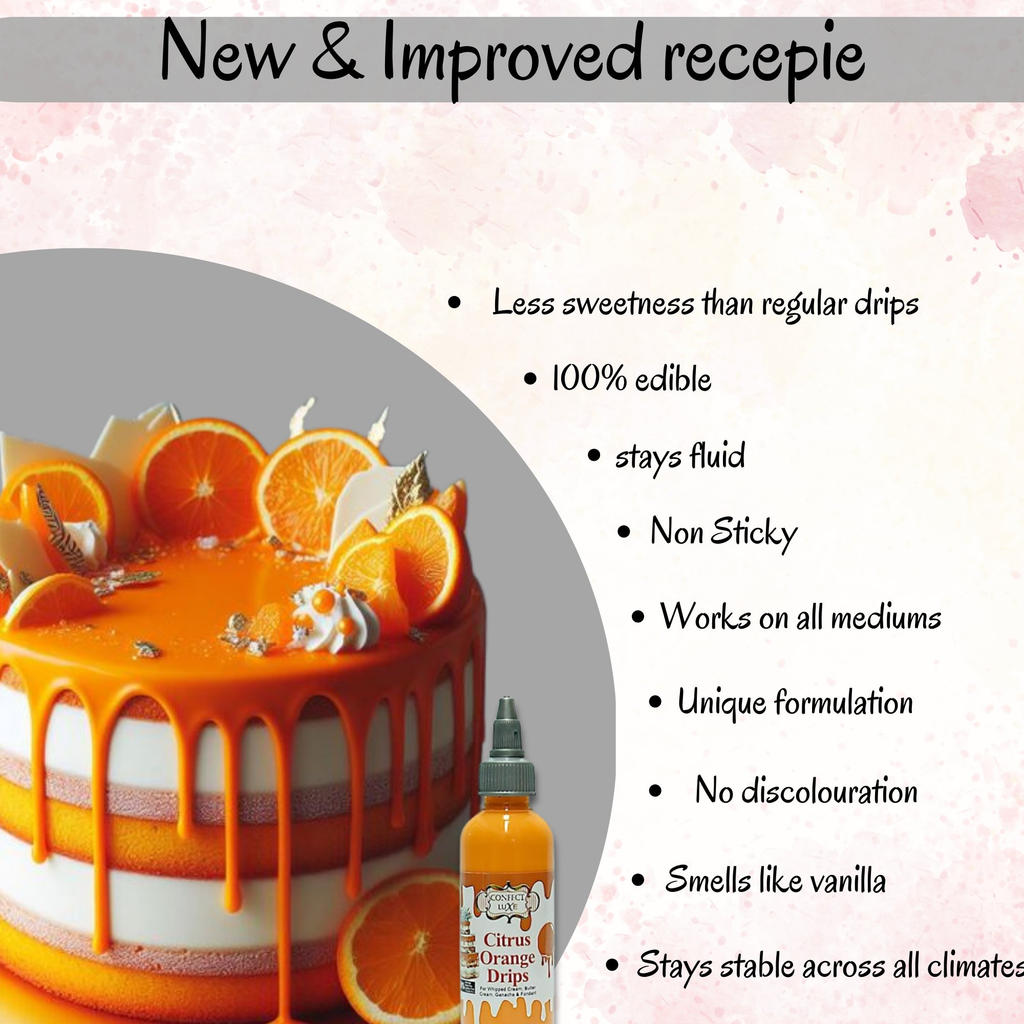 Confect Citrus Orange | Edible Drips | Grocsy