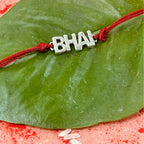trueBrowns 925 Sterling Silver Bhai Thread Rakhi | Grocsy