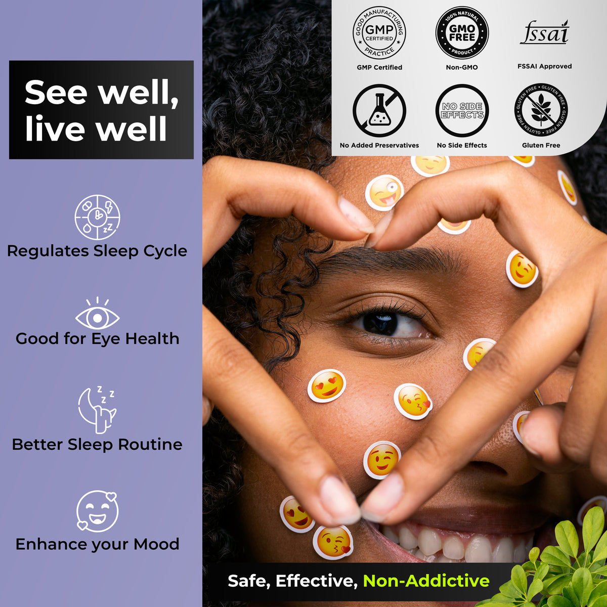 Health Veda Organics Plant Based Eye Care Supplements Tablets | Grocsy