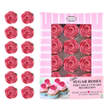 Confect Flamingo Rose Pink | Edible Sugar Roses Topper | Grocsy