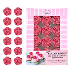Confect Flamingo Rose Pink | Edible Sugar Roses Topper | Grocsy