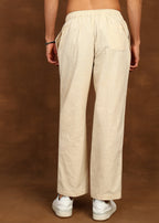 Fabmade Dune Flow Linen Trousers | Grocsy