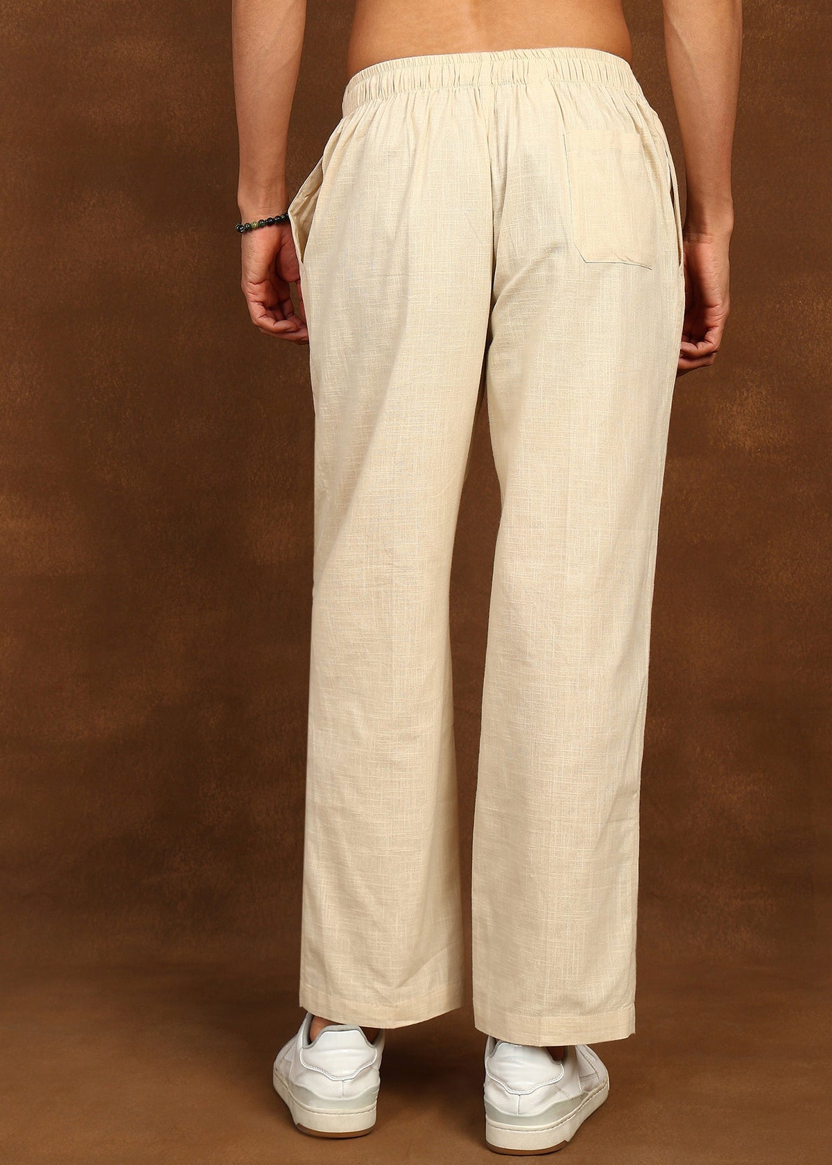 Fabmade Dune Flow Linen Trousers | Grocsy