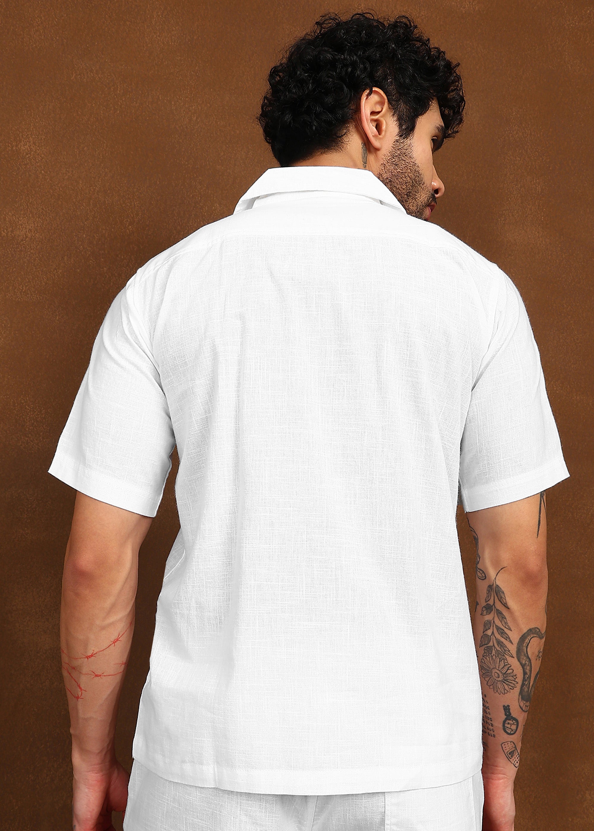 Fabmade Sunbloom Ivory Shirt | Grocsy