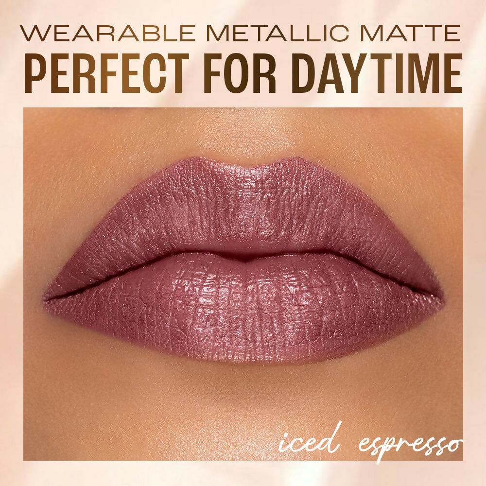 Lakme Be-jewel Shimmer Lip Liquid - Iced Espresso | Grocsy