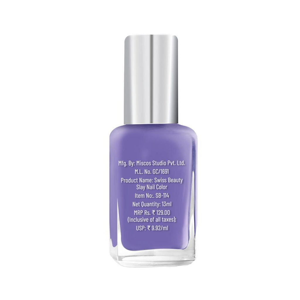 Swiss Beauty Slay Nail Color Ultra Shine Formulation - 31 Tuscan | Grocsy