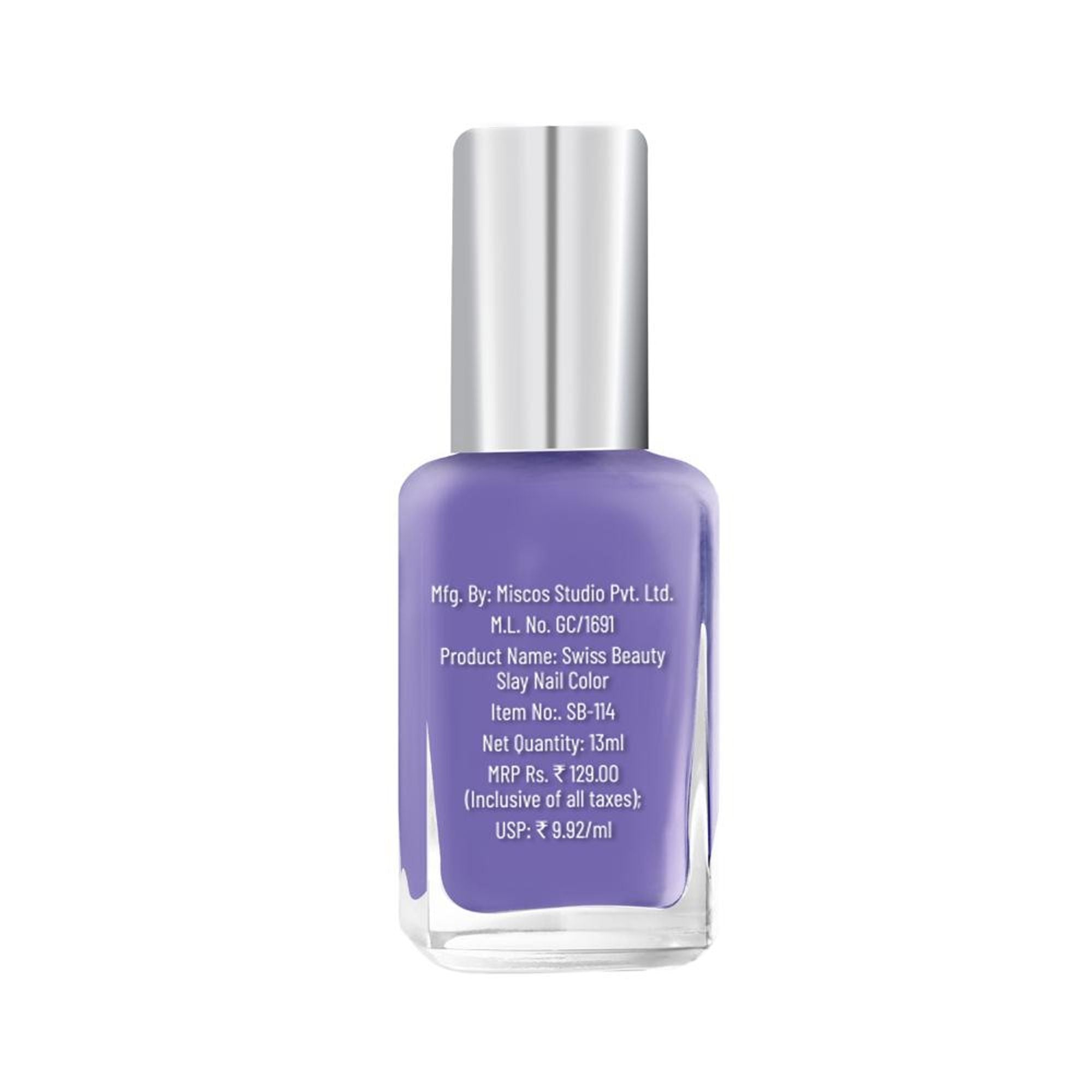 Swiss Beauty Slay Nail Color Ultra Shine Formulation - 31 Tuscan | Grocsy