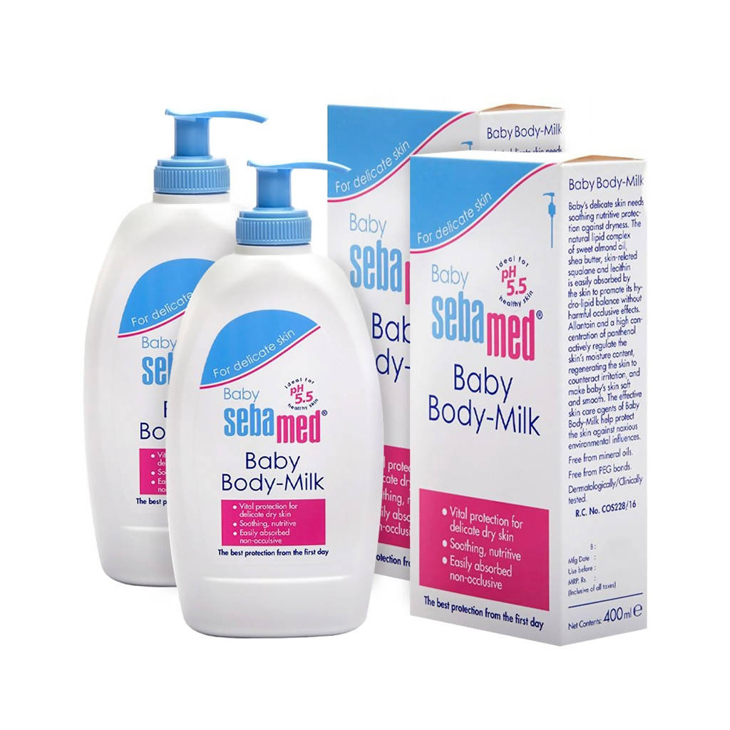 Sebamed Baby Body Milk For Dry Skin, Daily Moisturisation | Grocsy