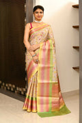 Joban Fashion Multicolor Saree Tissue Rainbow Digital And Embroidery | Grocsy
