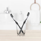 Oral-B Oral B Cavity Defense 123 Black Toothbrush With Charcoal Extract- Medium (Pack Of 4) | Grocsy