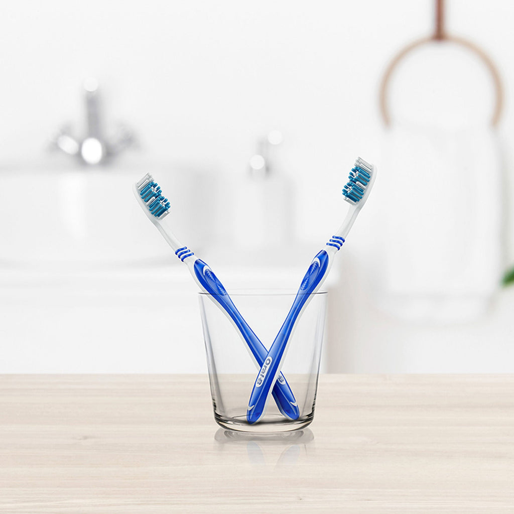 Oral-B Cavity Defense Bacteria Fighter Toothbrush - Soft (Pack of 6) | Grocsy