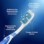 Oral-B Cavity Defense Bacteria Fighter Toothbrush - Soft (Pack of 6) | Grocsy