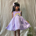ArthLife Lavender Rainbow Partywear Dress | Grocsy