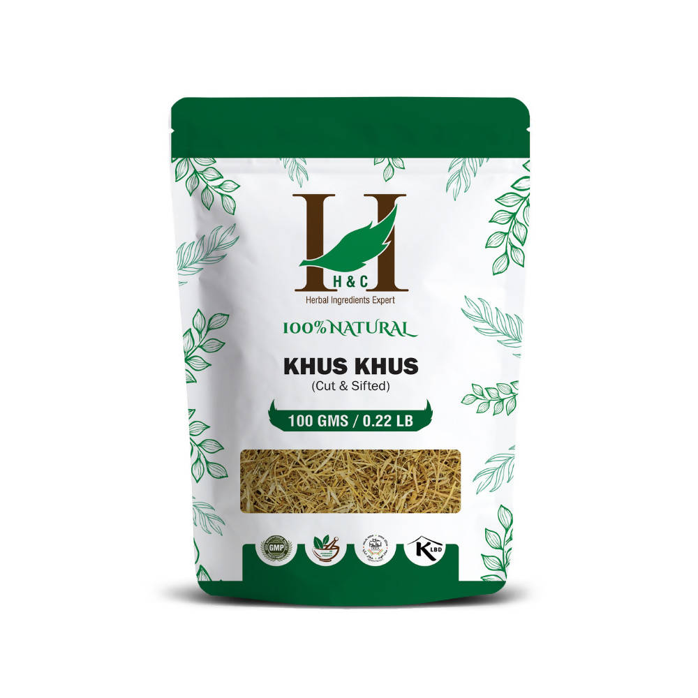 H&C Herbal Khus Khus Cut & Shifted Herbal Tea Ingredient | Grocsy