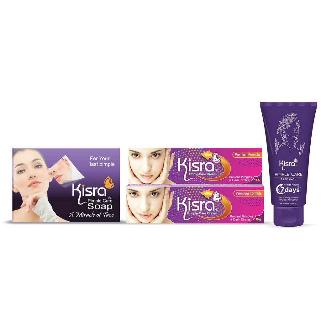 Kisra Ultimate Anti Acne - Pimple & Dark Spot Care Kit | Grocsy