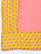 HERE&NOW Ethnic Motifs Printed Sequinned Kurta With Trousers & With Dupatta | Grocsy