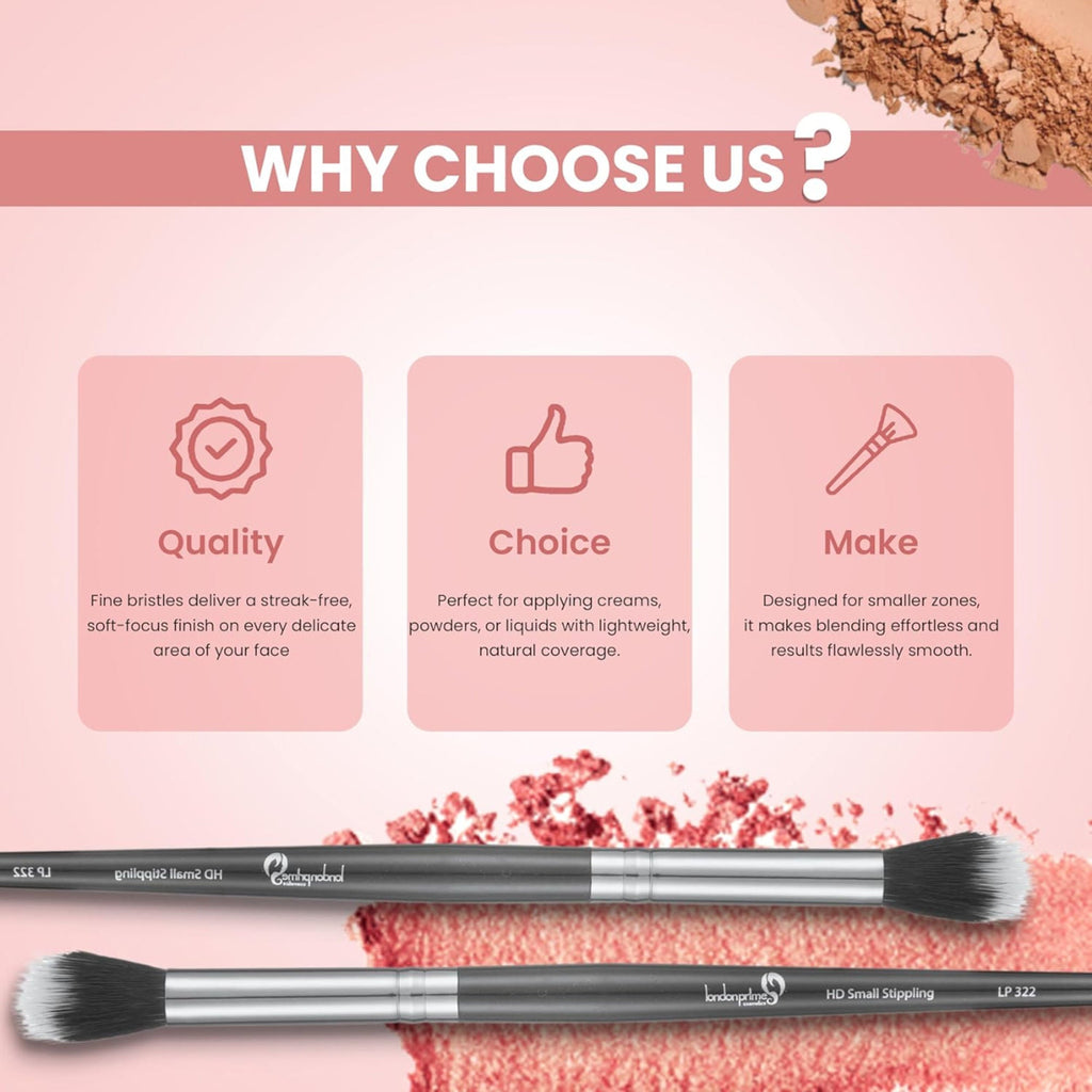 London Prime HD Small Stippling - LP322 ( Formerly London Pride Cosmetics ) | Grocsy