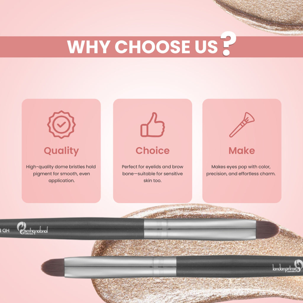 London Prime HD Eyeshadow Applicator - LP324 ( Formerly London Pride Cosmetics ) | Grocsy
