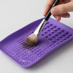 London Prime Silicone Makeup Brush Cleaner - Purple ( Formerly London Pride Cosmetics ) | Grocsy