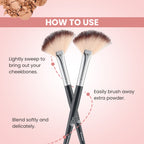 London Prime HD Small Fan Brush - LP339 ( Formerly London Pride Cosmetics ) | Grocsy