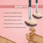London Prime HD Small Fan Brush - LP339 ( Formerly London Pride Cosmetics ) | Grocsy