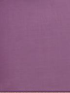 Sangria Women Purple Solid Georgette Saree with Embellished Belt | Grocsy