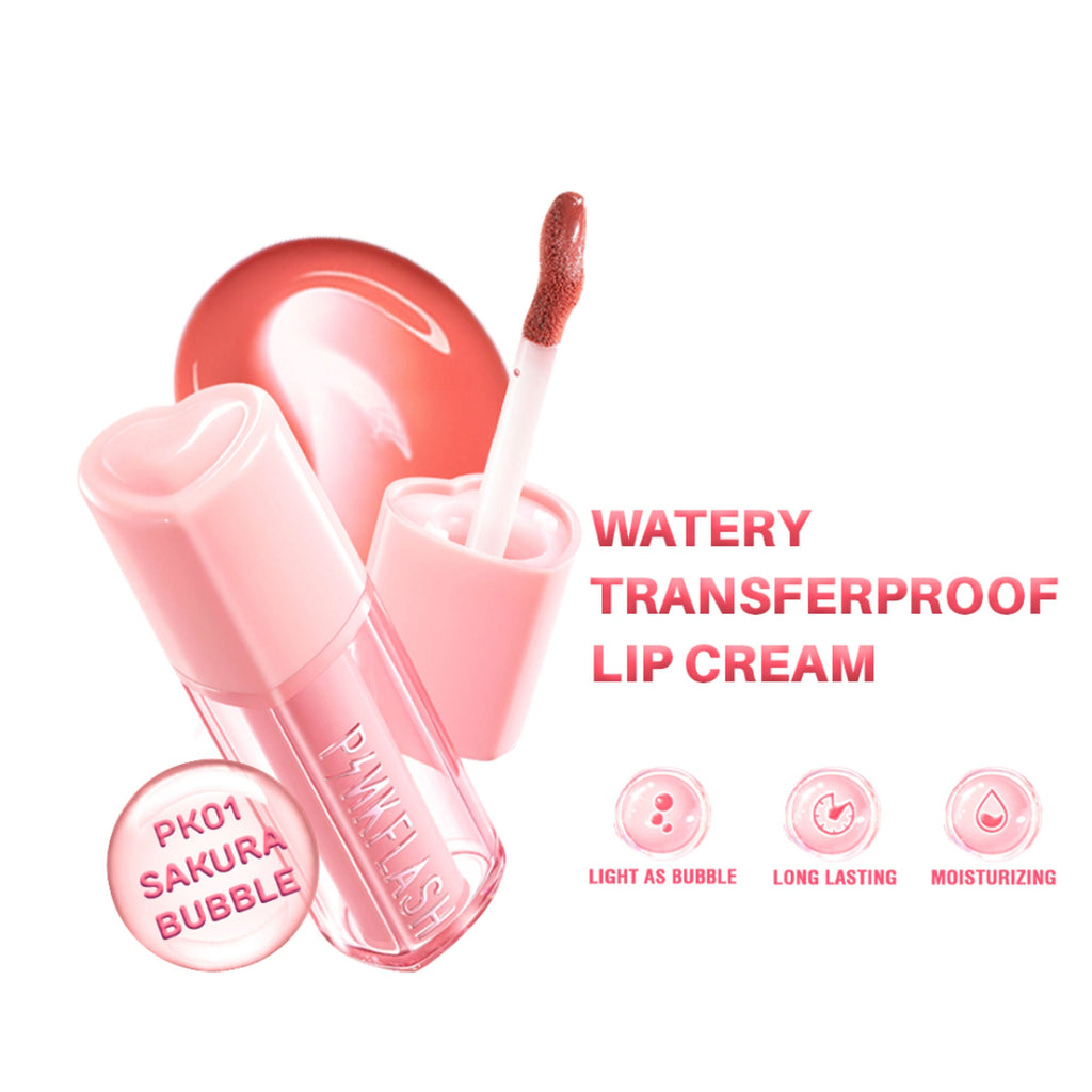 PINKFLASH Watery Transferproof Lip Tint - Pk01 Sakura Bubble | Grocsy