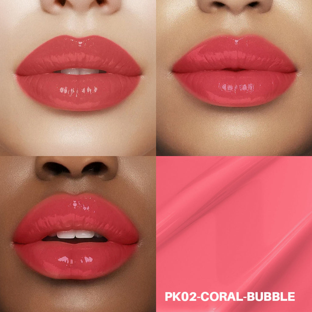 PINKFLASH Watery Transferproof Lip Tint - Pk02 Coral Bubble | Grocsy