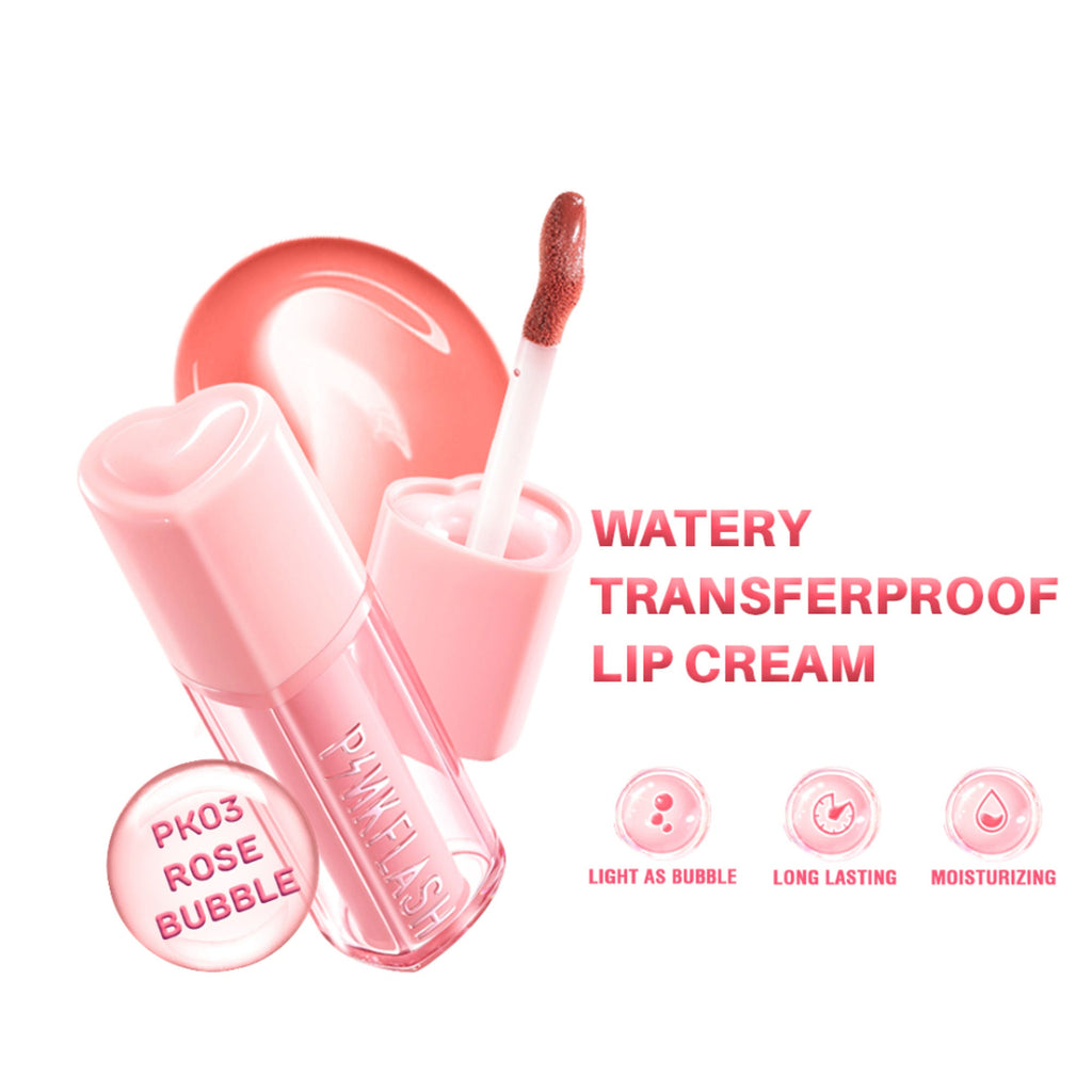 PINKFLASH Watery Transferproof Lip Tint - Pk03 Rose Bubble | Grocsy
