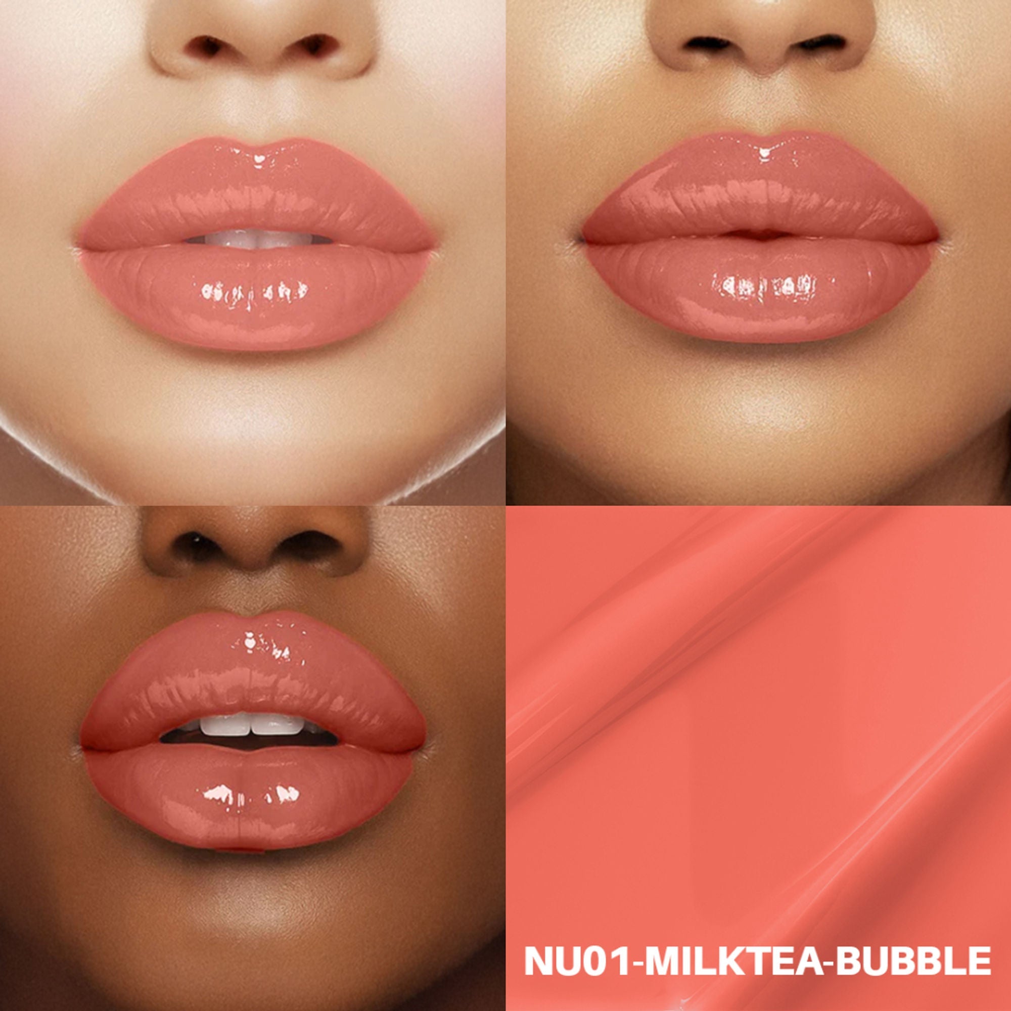 PINKFLASH Watery Transferproof Lip Tint - Nu01 Milktea Bubble | Grocsy