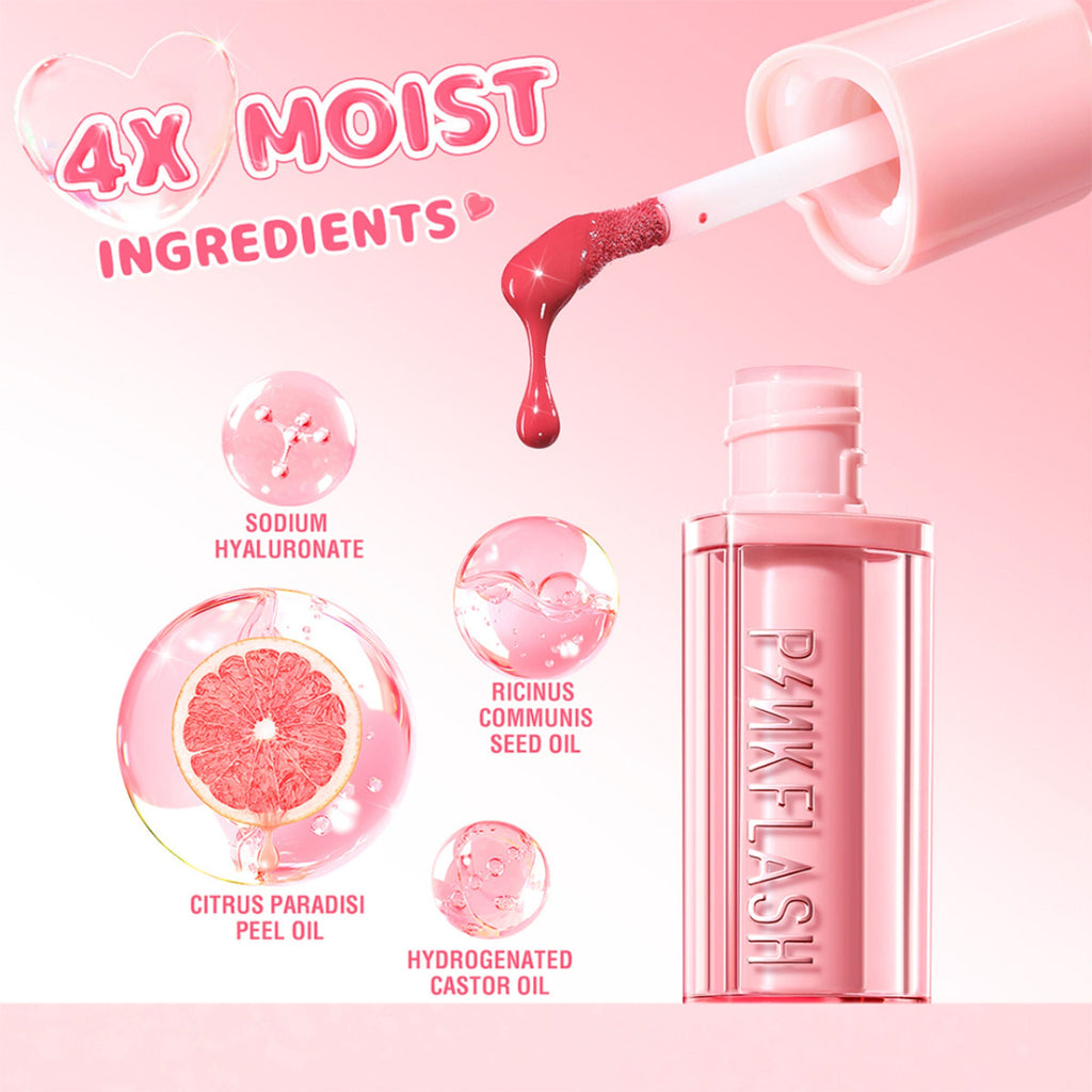 PINKFLASH Watery Transferproof Lip Tint - Nu01 Milktea Bubble | Grocsy
