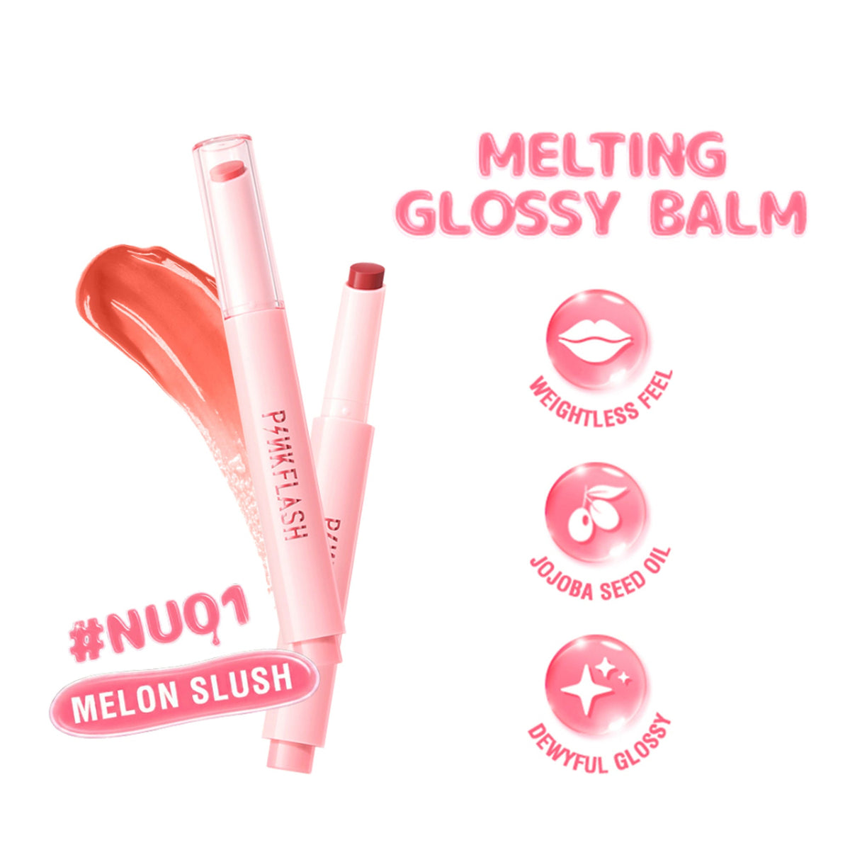 PINKFLASH Glossy Balm | Grocsy
