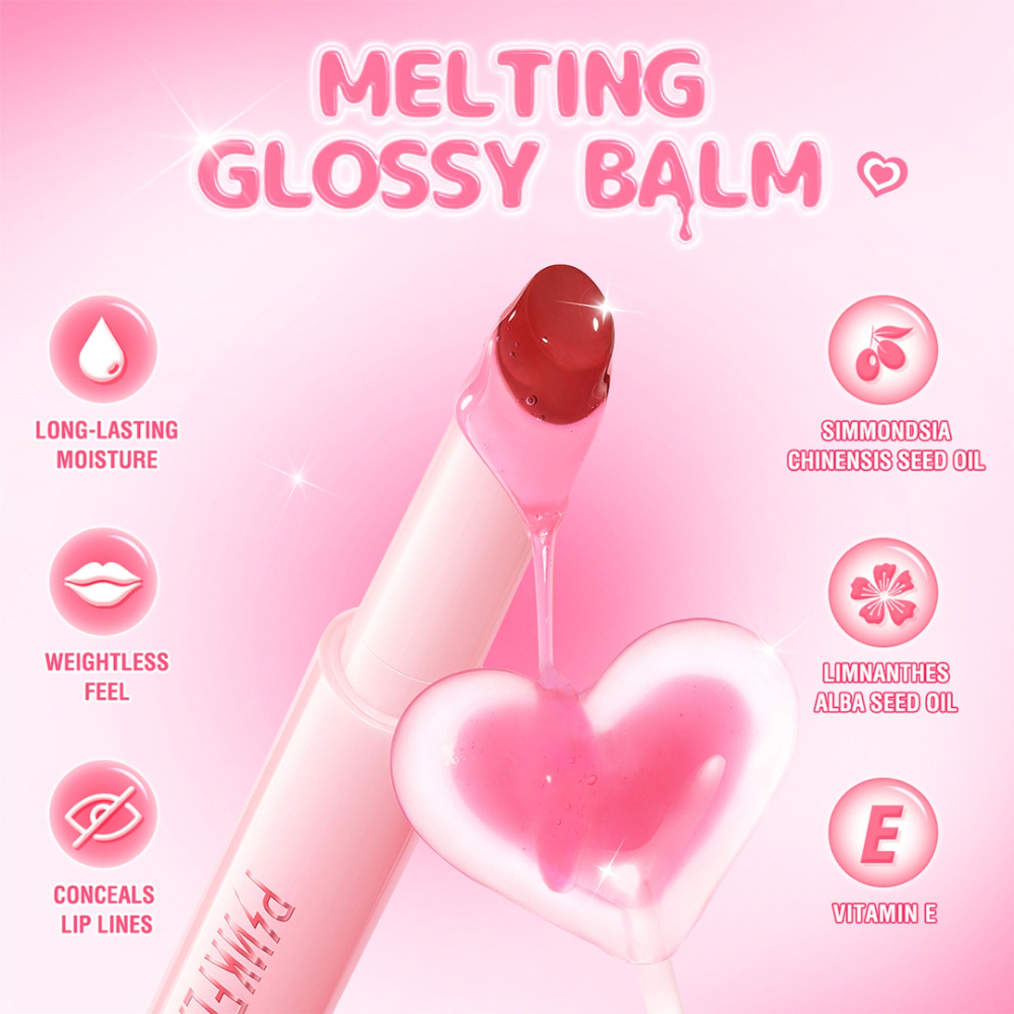 PINKFLASH Glossy Balm | Grocsy