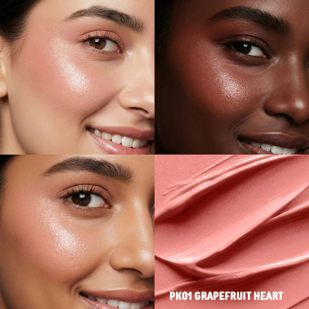PINKFLASH Dewy Blush Stick - Pk01 Grapefruit Heart | Grocsy