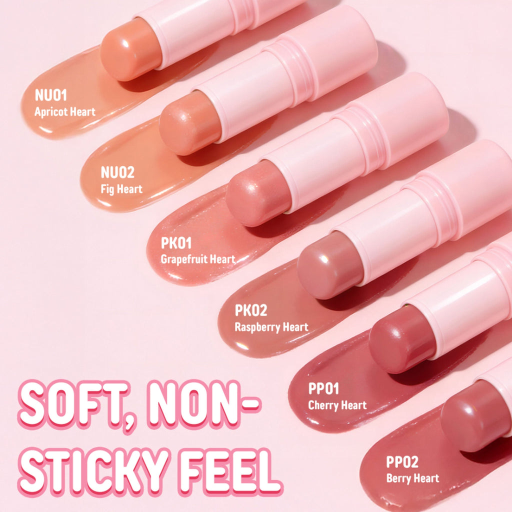 PINKFLASH Dewy Blush Stick - Pk01 Grapefruit Heart | Grocsy