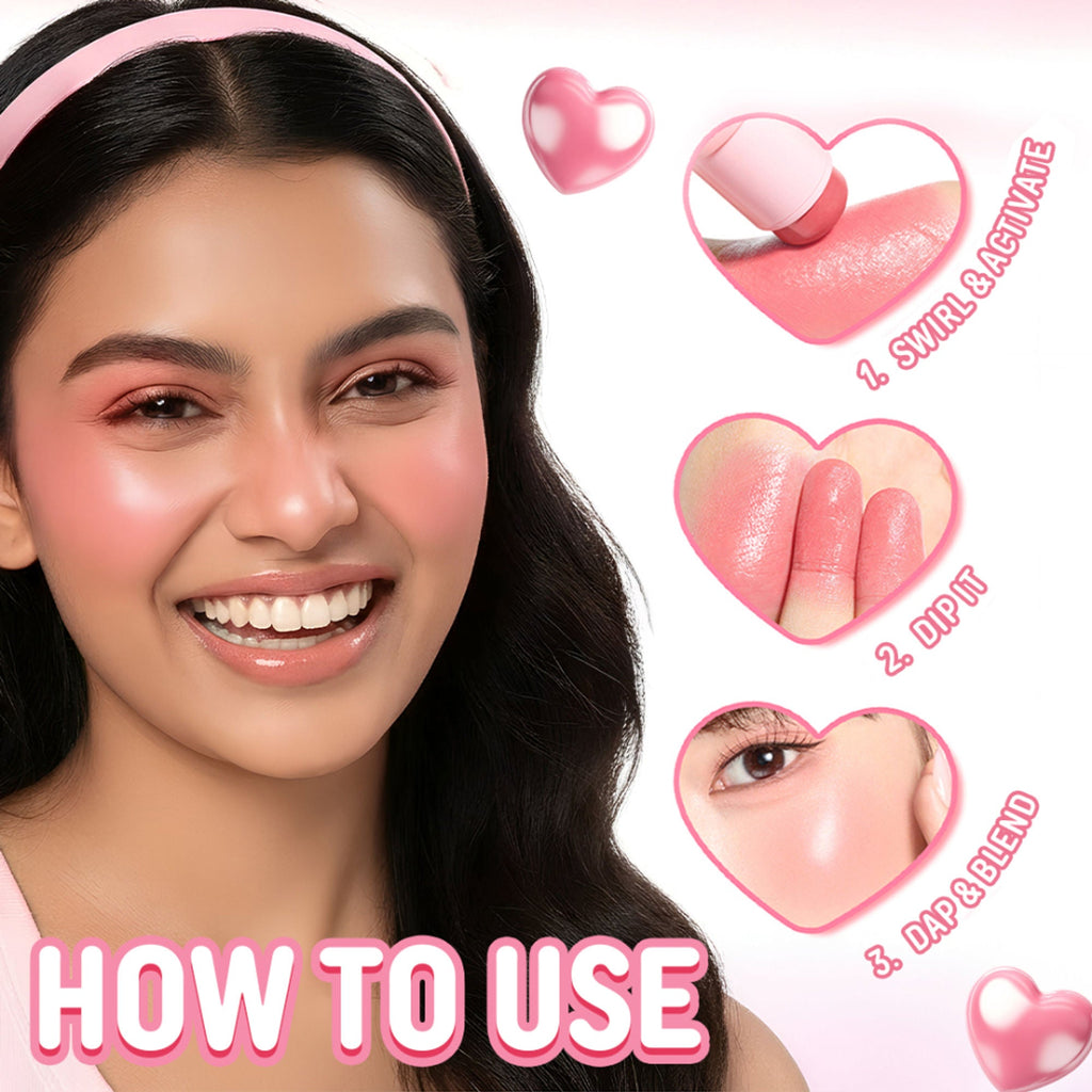 PINKFLASH Dewy Blush Stick - Pk01 Grapefruit Heart | Grocsy