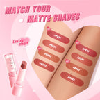 PINKFLASH Lasting Matte Lipstick - NU01 Cute Rose | Grocsy