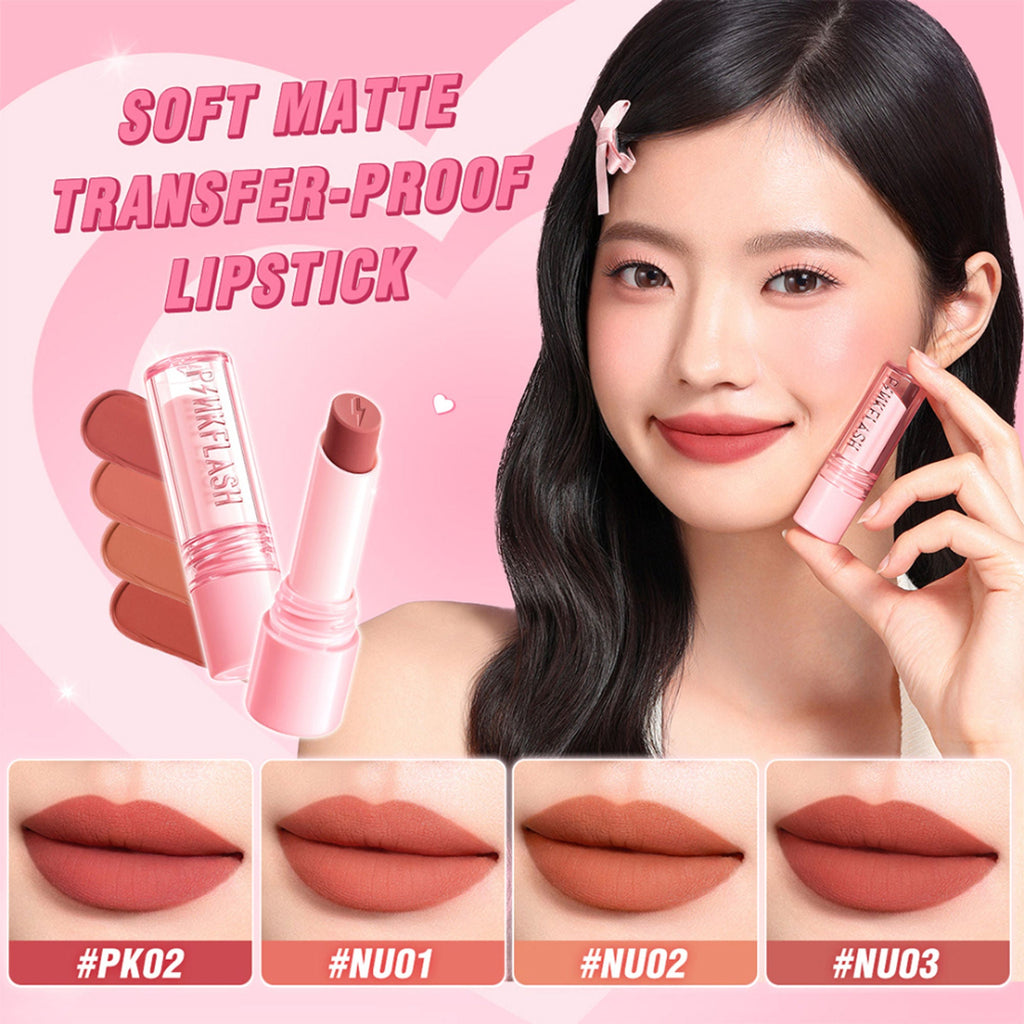 PINKFLASH Lasting Matte Lipstick - NU02 Daily Nude | Grocsy
