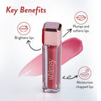 Whimsy Beauty Safe & Organic Non-Sticky Lip Gloss For Teen And Preteen Girls (Mauve Pink) | Grocsy
